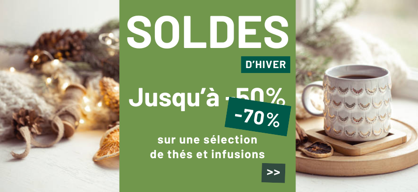 Soldes th&eacute; Vert-tiges